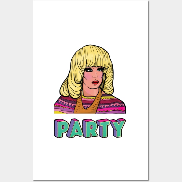 Katya Drag Party Wall Art by HelloHarlot